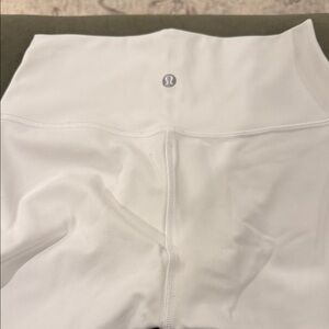 Size 4 double pane white Lululemon leggings